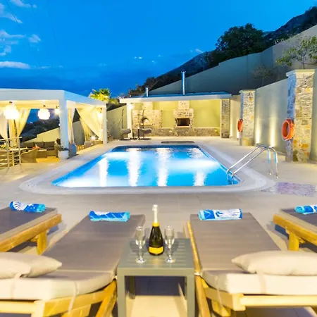 Royal Hill Villa - Private Pool - Sleeps 8 Hersonissos  Exterior photo